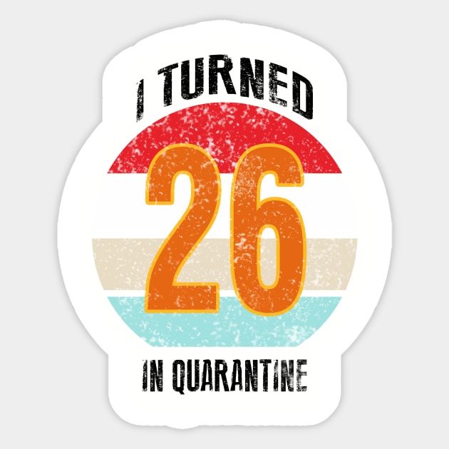 26th birthday in quarantine Sticker by GREEN GRAPE